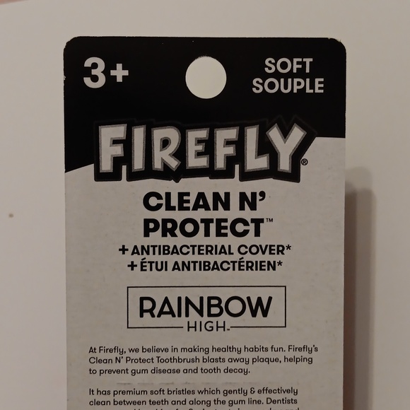 Firefly Clean N' Protect Rainbow High Rotary Power Toothbrush With Cap, Soft - Picture 4 of 11
